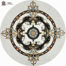 Customized Indoor Pattern Floor Decoration Round Medallion Marble Waterjet Tiles